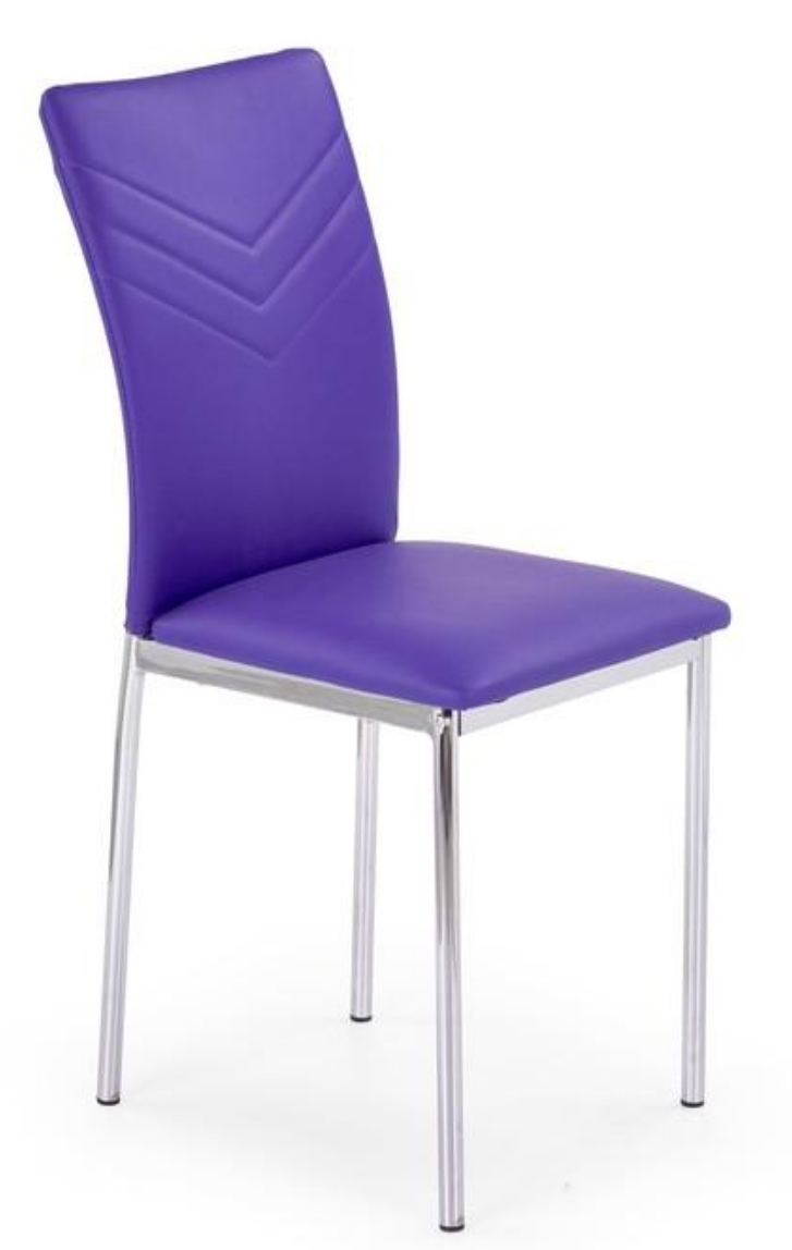 krzesła, krzesła do jadalni, krzesła kuchenne, ekoskóra, fioletowy,